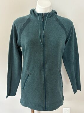 L.L. Bean Teal Green Full-Zip Hoodie